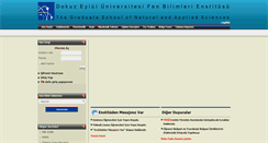 Desktop Screenshot of fbe.deu.edu.tr