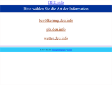 Tablet Screenshot of deu.info